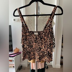 Wilfred leopard print tank
